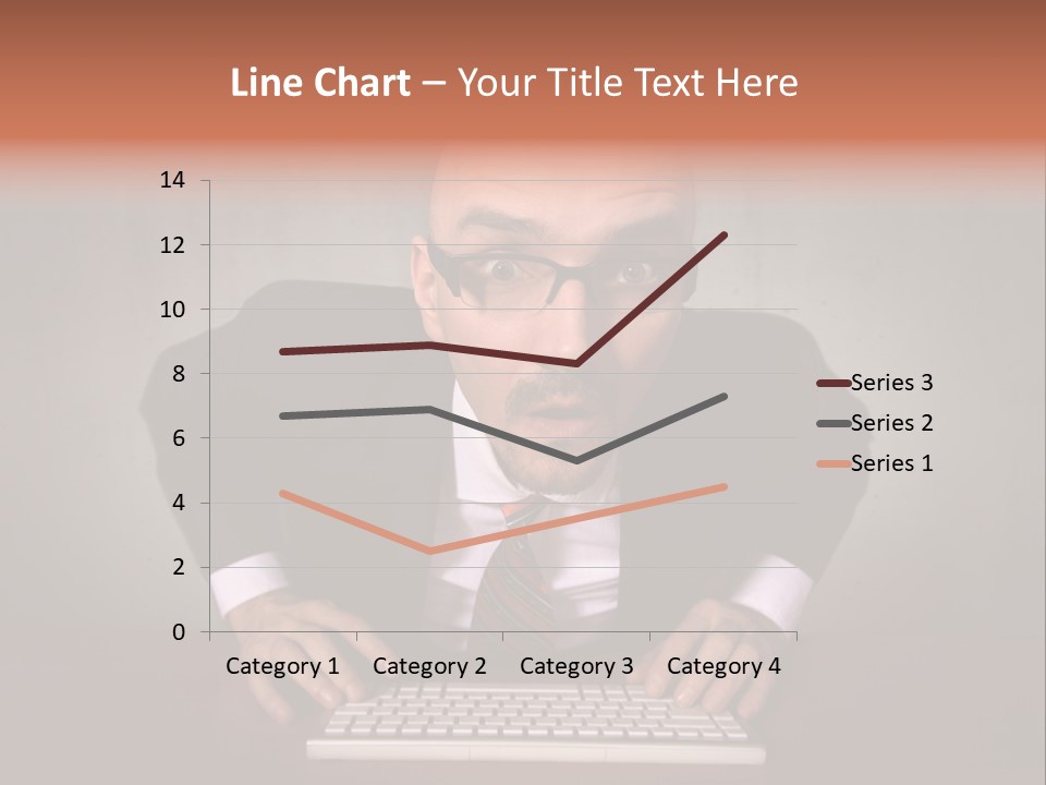 Business Cascade Chopper PowerPoint Template