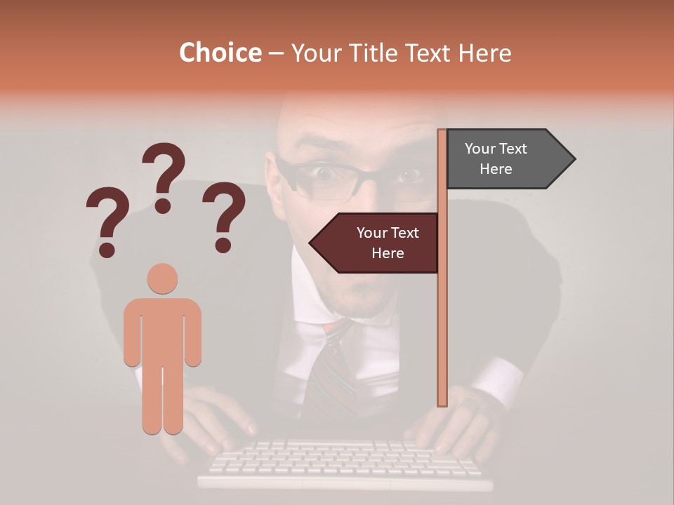 Business Cascade Chopper PowerPoint Template