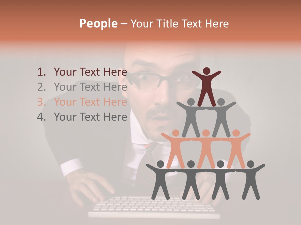 Business Cascade Chopper PowerPoint Template