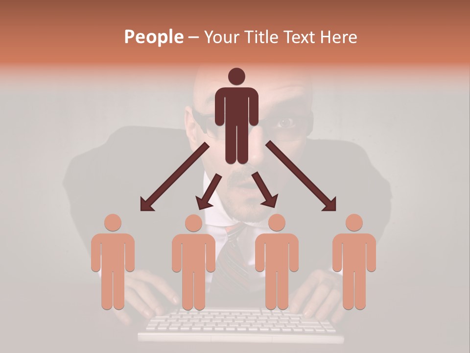 Business Cascade Chopper PowerPoint Template