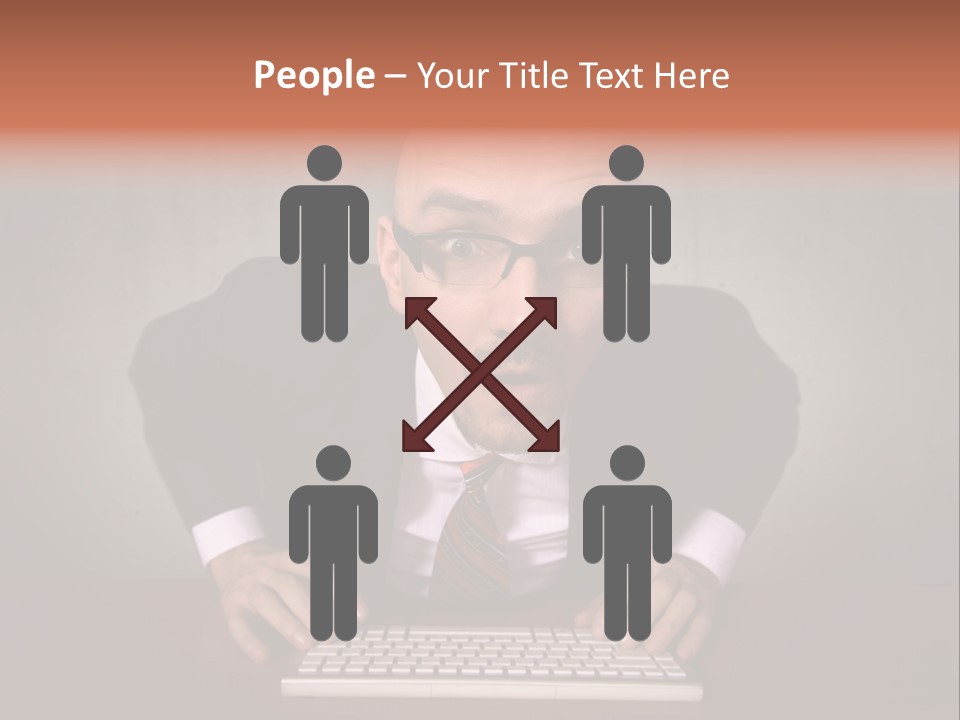 Business Cascade Chopper PowerPoint Template