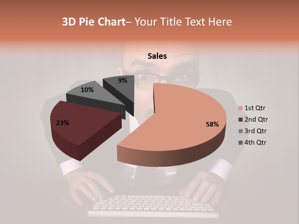 Business Cascade Chopper PowerPoint Template