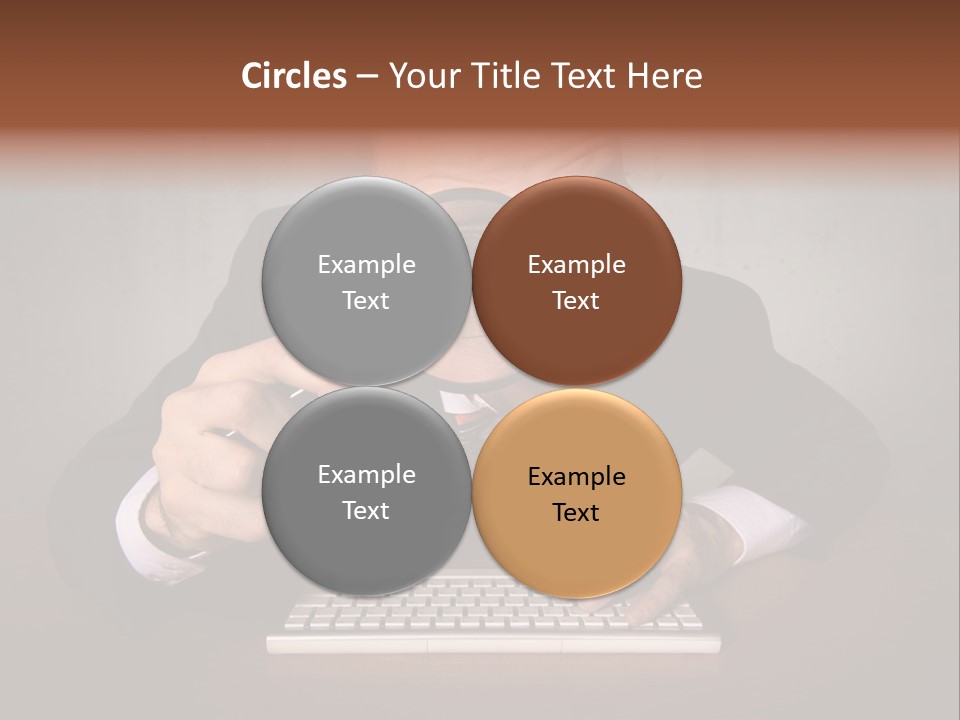 Communication Man Review PowerPoint Template