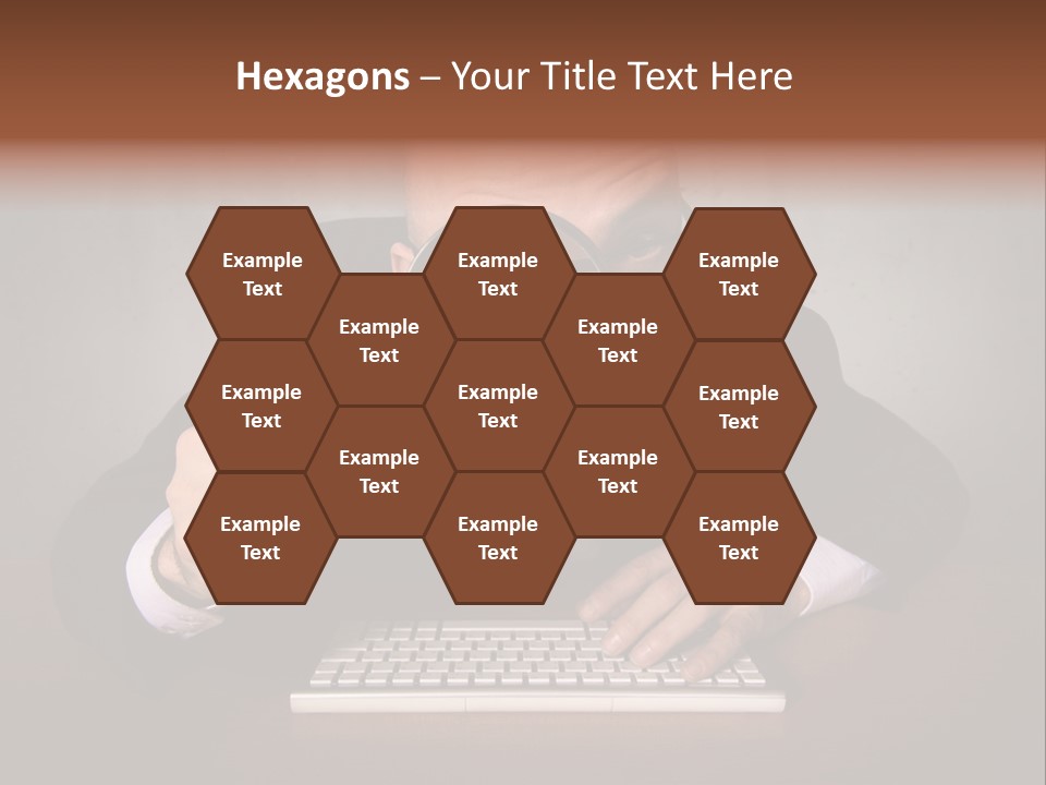 Communication Man Review PowerPoint Template