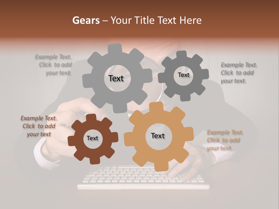 Communication Man Review PowerPoint Template