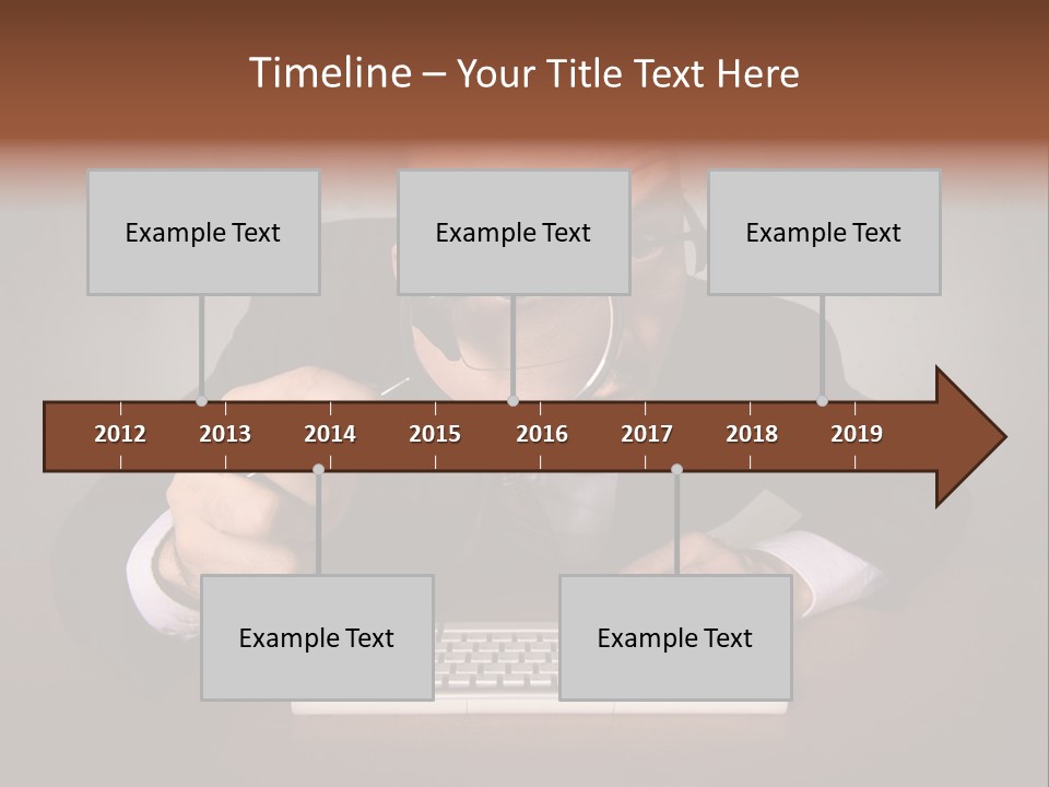 Communication Man Review PowerPoint Template