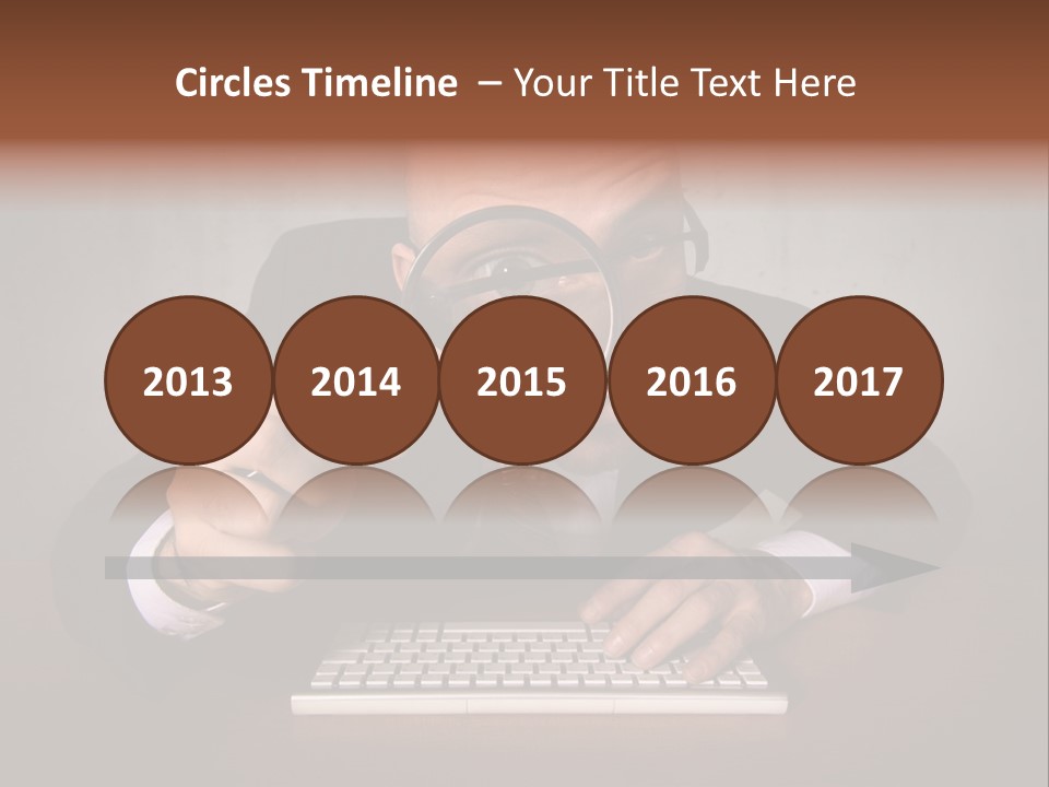 Communication Man Review PowerPoint Template