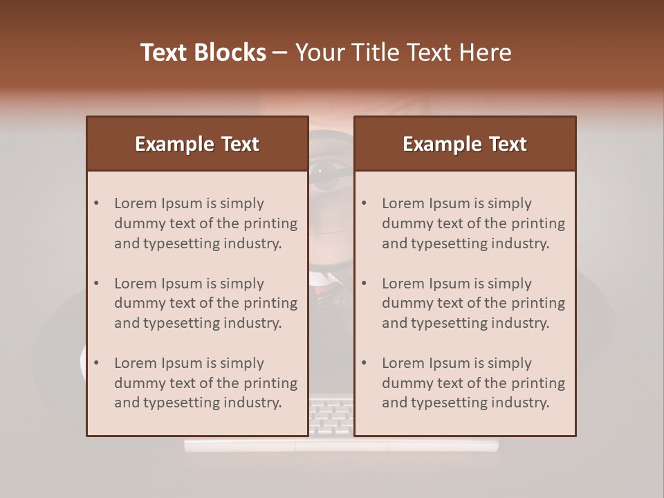 Communication Man Review PowerPoint Template