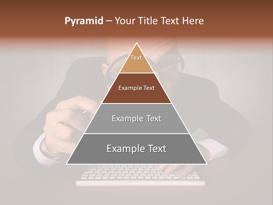 Communication Man Review PowerPoint Template