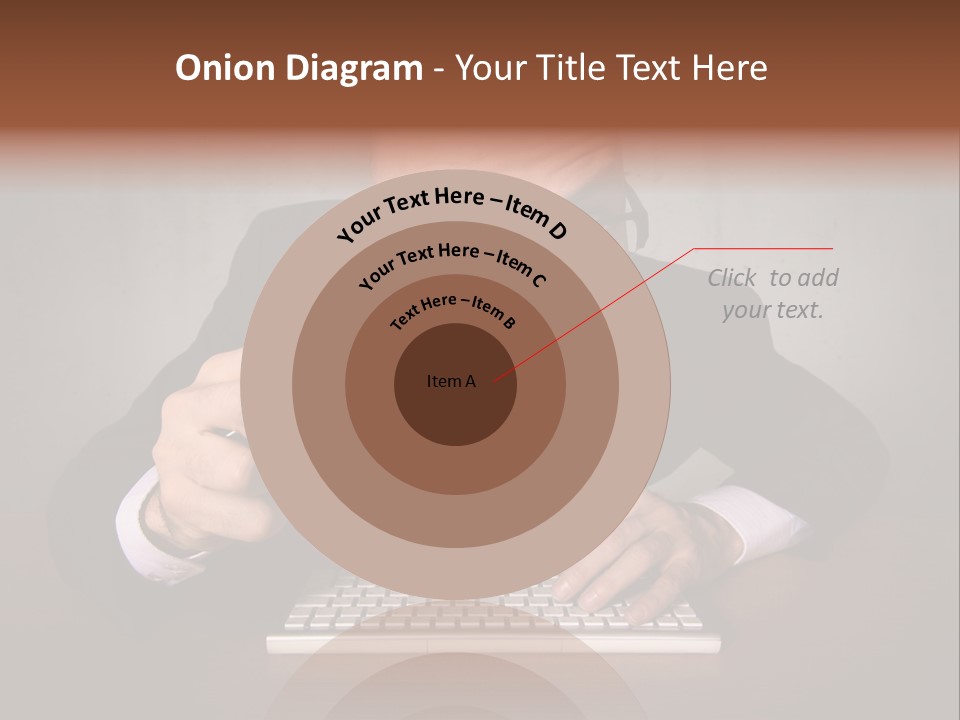 Communication Man Review PowerPoint Template