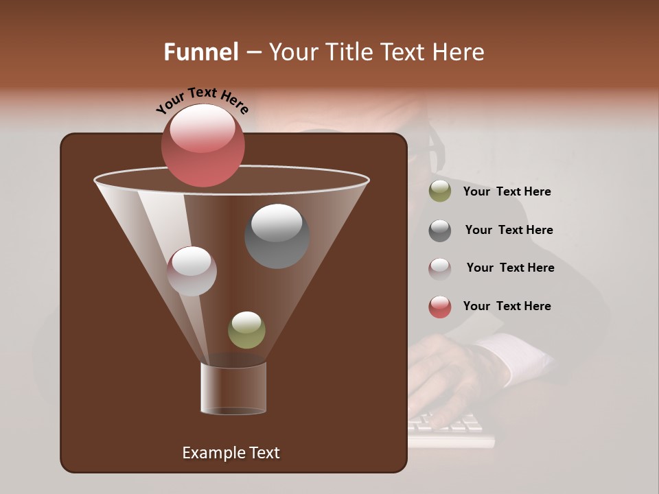 Communication Man Review PowerPoint Template