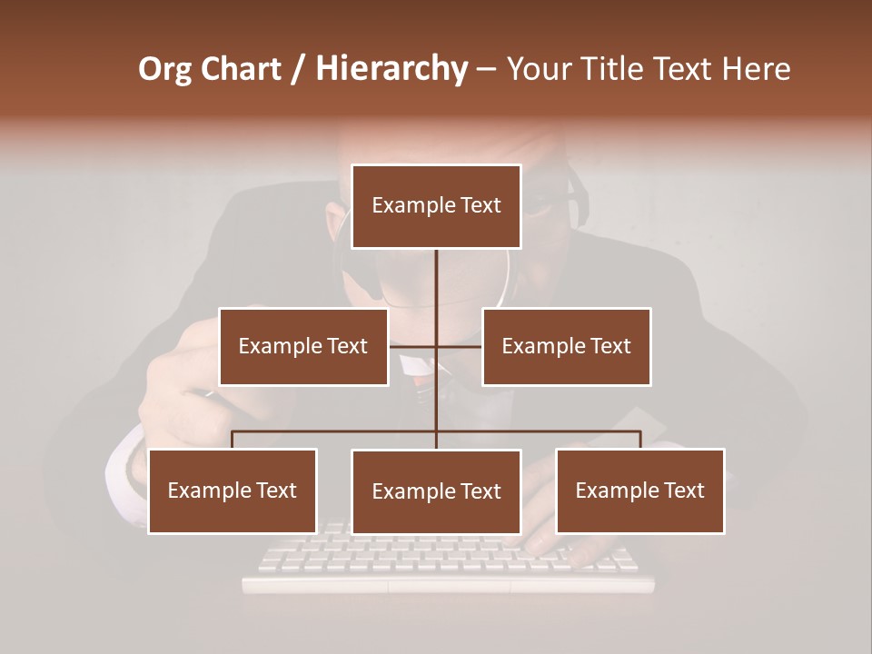 Communication Man Review PowerPoint Template