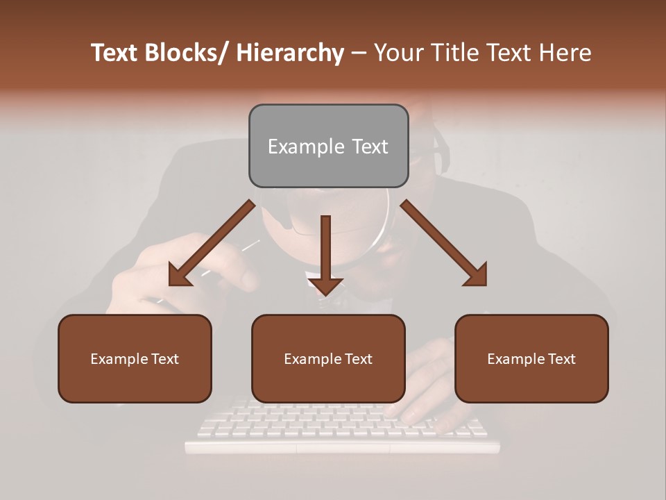 Communication Man Review PowerPoint Template