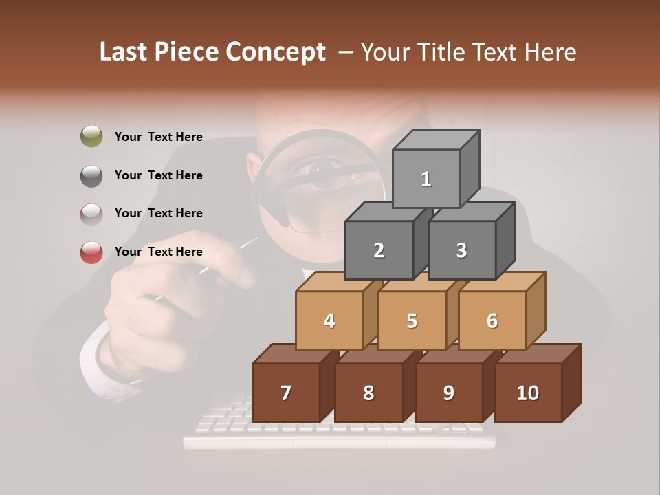 Communication Man Review PowerPoint Template