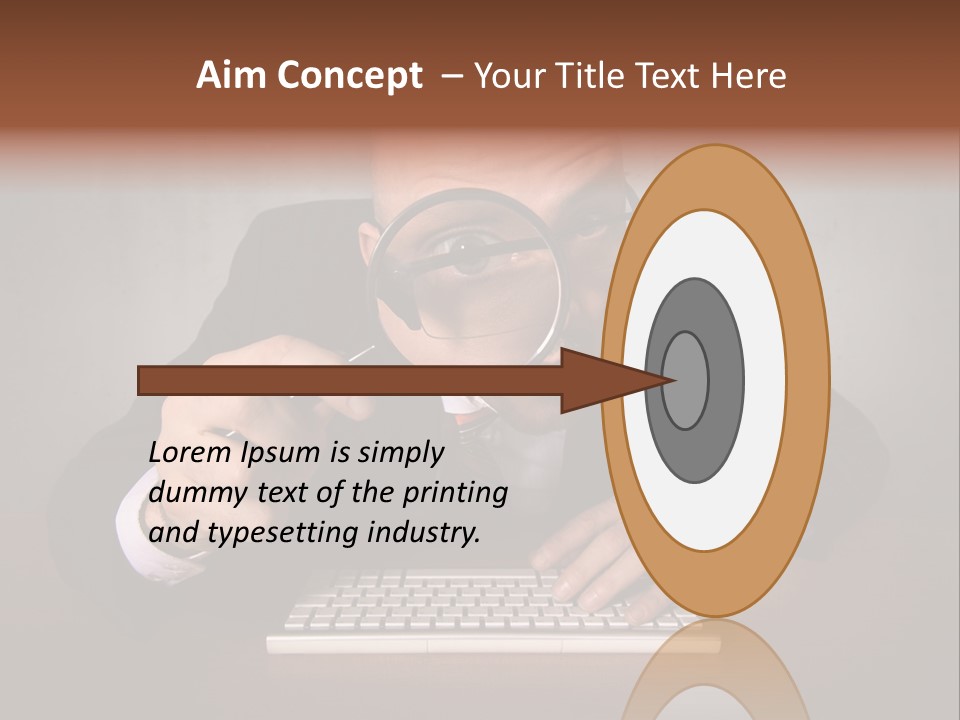 Communication Man Review PowerPoint Template