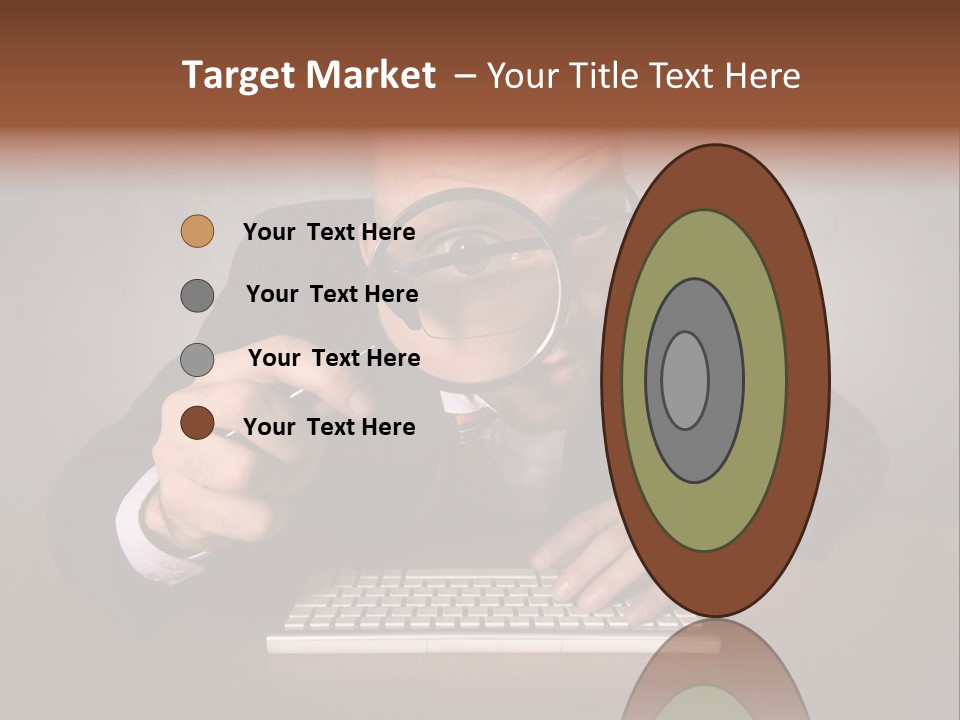 Communication Man Review PowerPoint Template