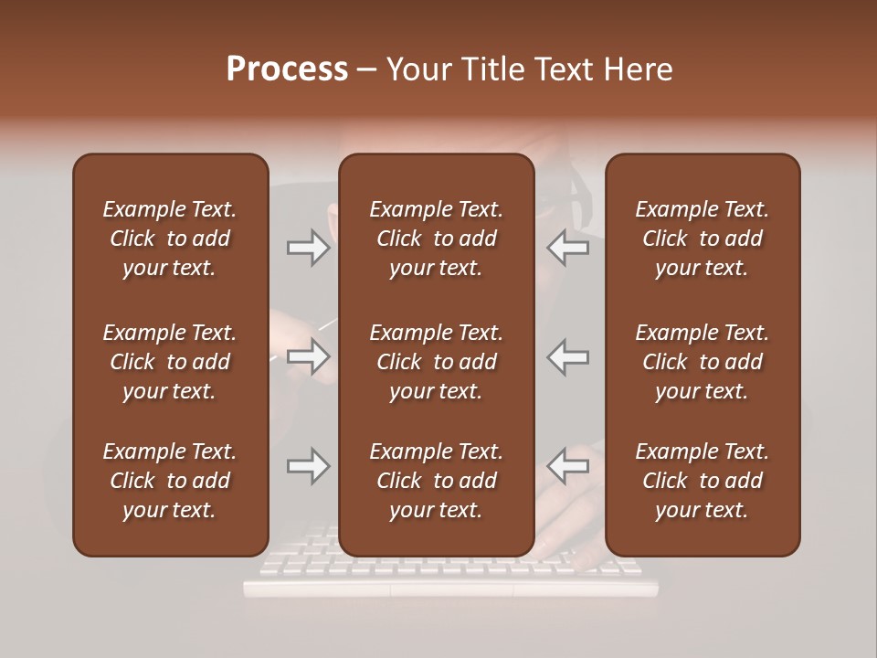 Communication Man Review PowerPoint Template