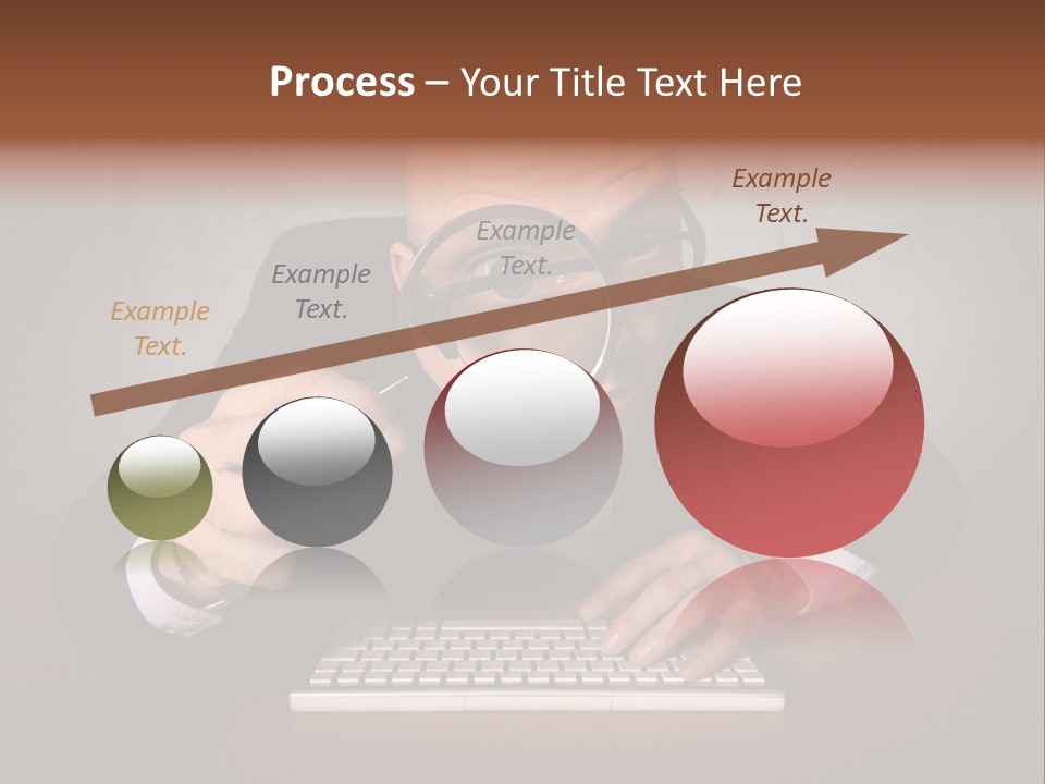 Communication Man Review PowerPoint Template