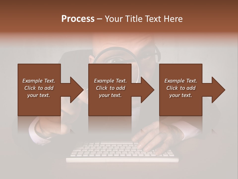 Communication Man Review PowerPoint Template