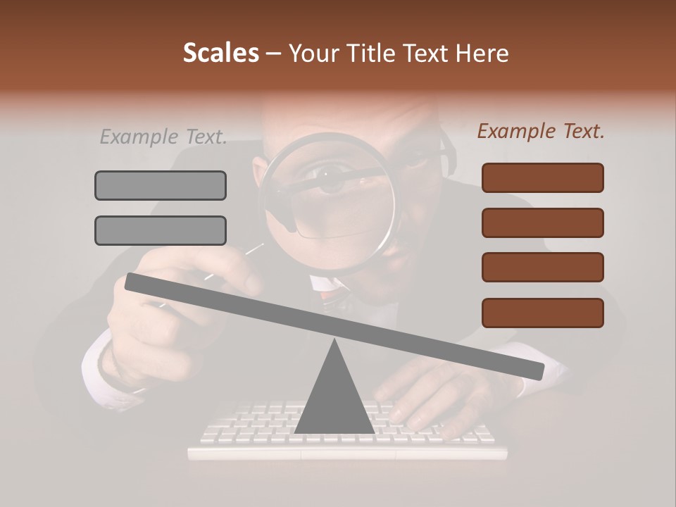 Communication Man Review PowerPoint Template