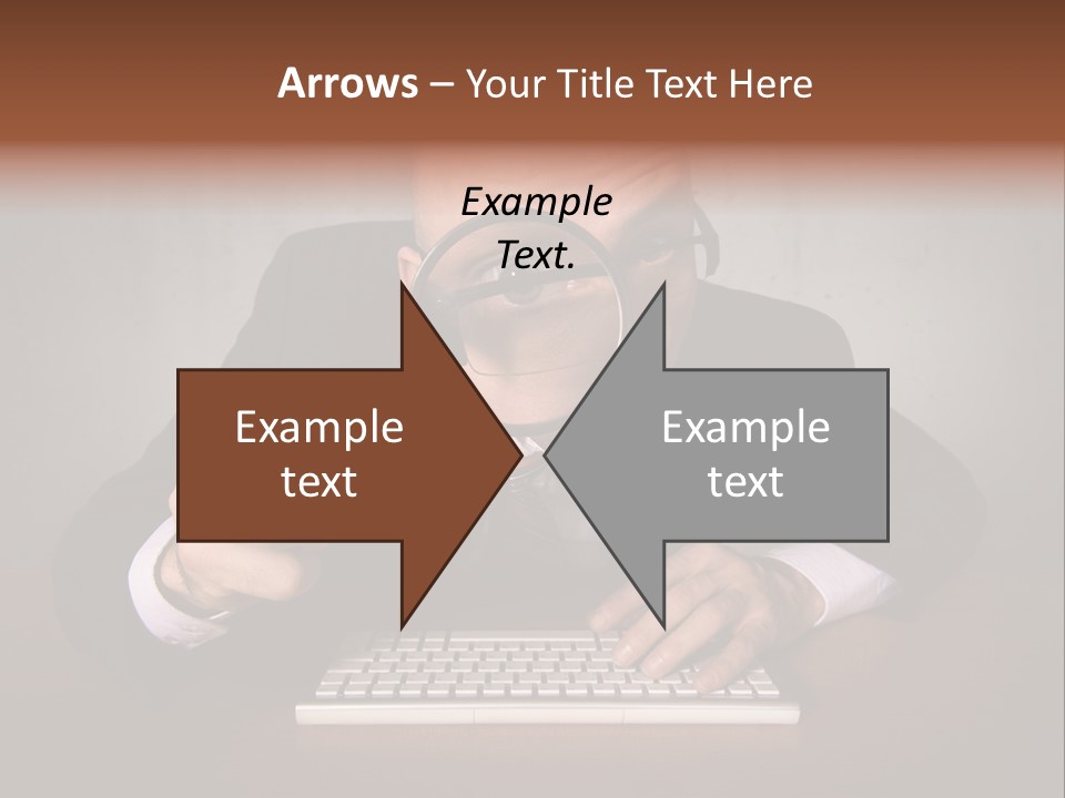 Communication Man Review PowerPoint Template