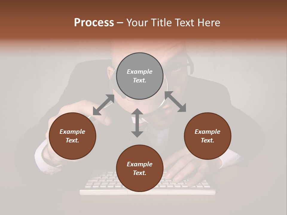 Communication Man Review PowerPoint Template