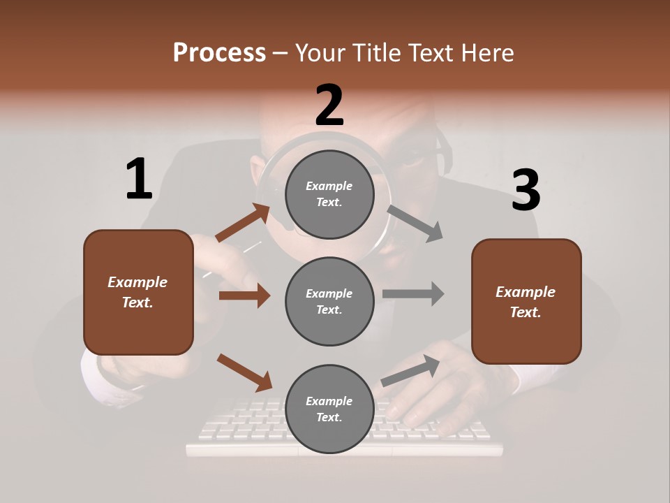 Communication Man Review PowerPoint Template