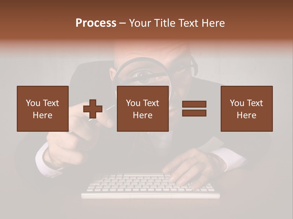 Communication Man Review PowerPoint Template