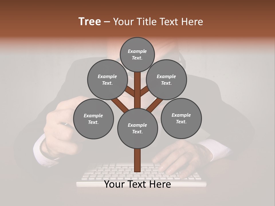 Communication Man Review PowerPoint Template