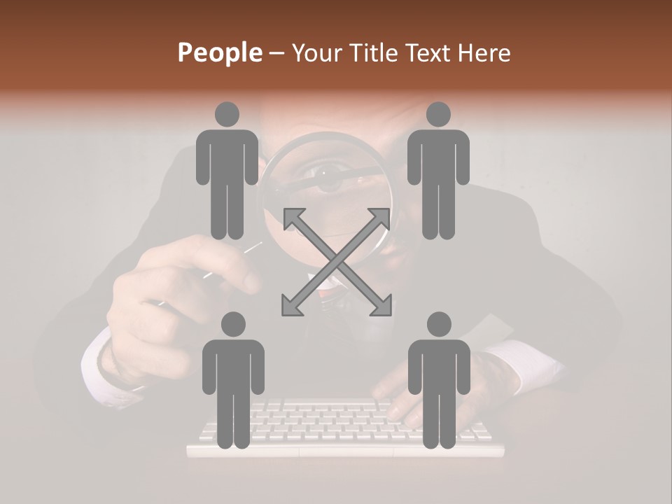 Communication Man Review PowerPoint Template