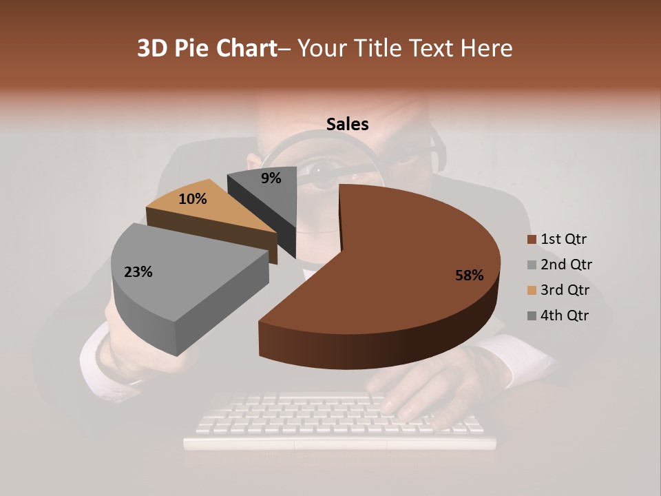 Communication Man Review PowerPoint Template