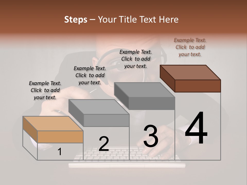 Communication Man Review PowerPoint Template