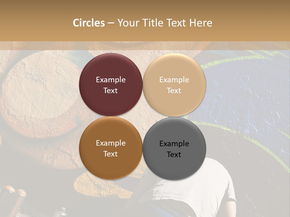 Colour Urban Art PowerPoint Template
