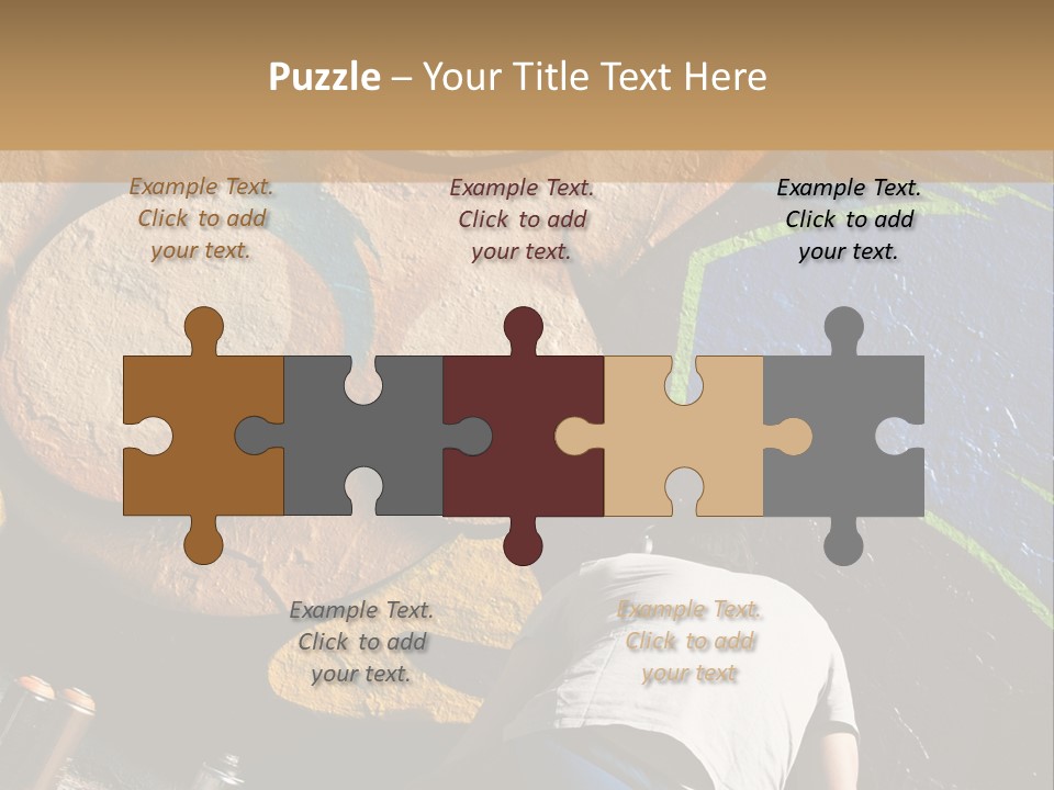 Colour Urban Art PowerPoint Template