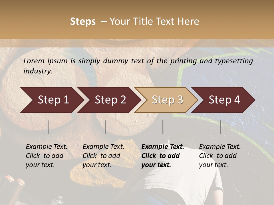 Colour Urban Art PowerPoint Template