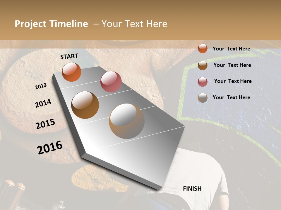 Colour Urban Art PowerPoint Template