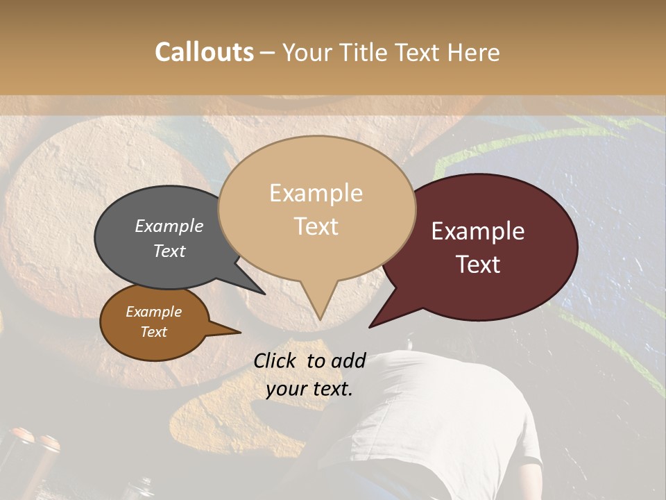 Colour Urban Art PowerPoint Template