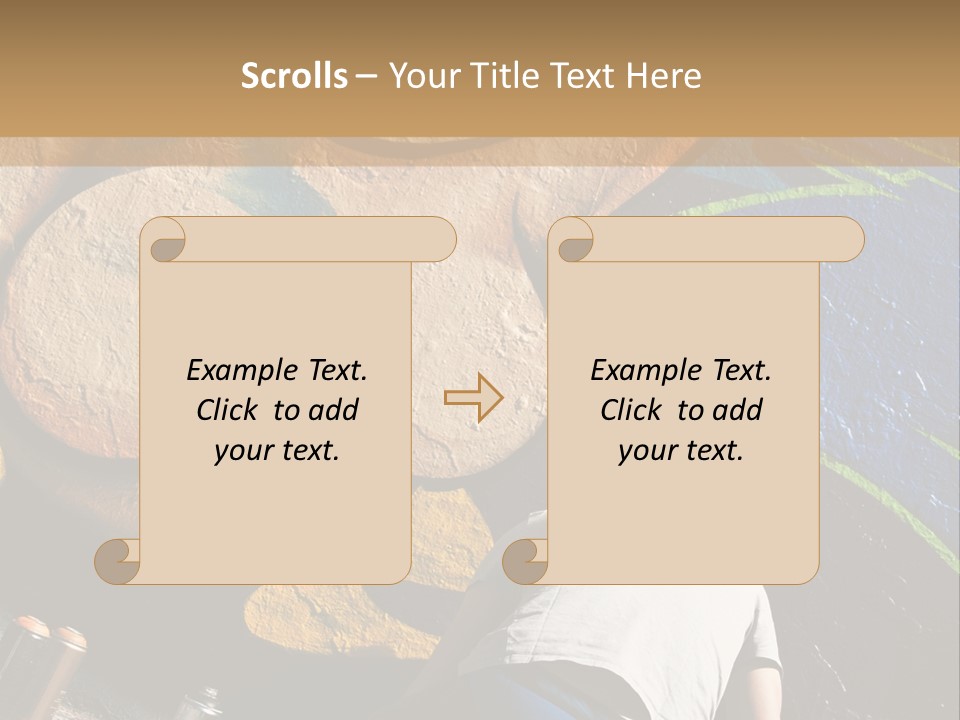 Colour Urban Art PowerPoint Template