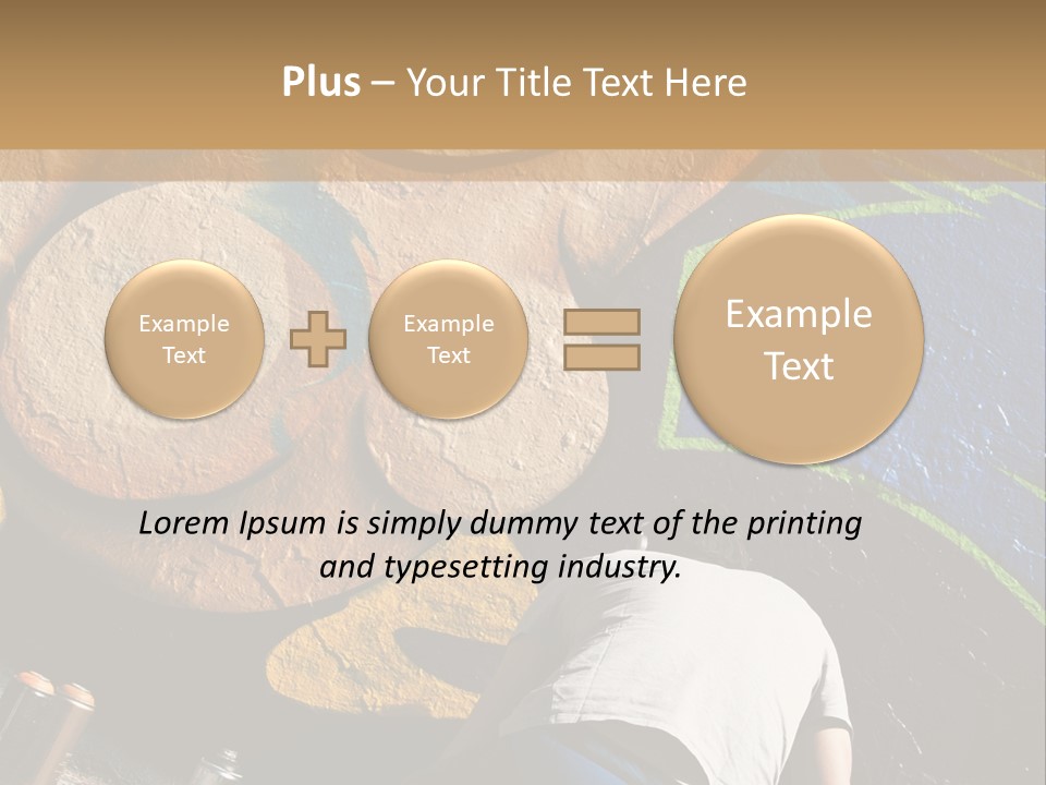 Colour Urban Art PowerPoint Template