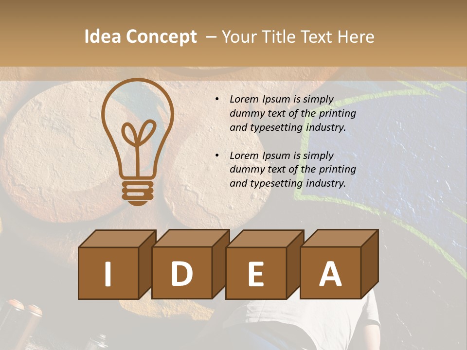 Colour Urban Art PowerPoint Template