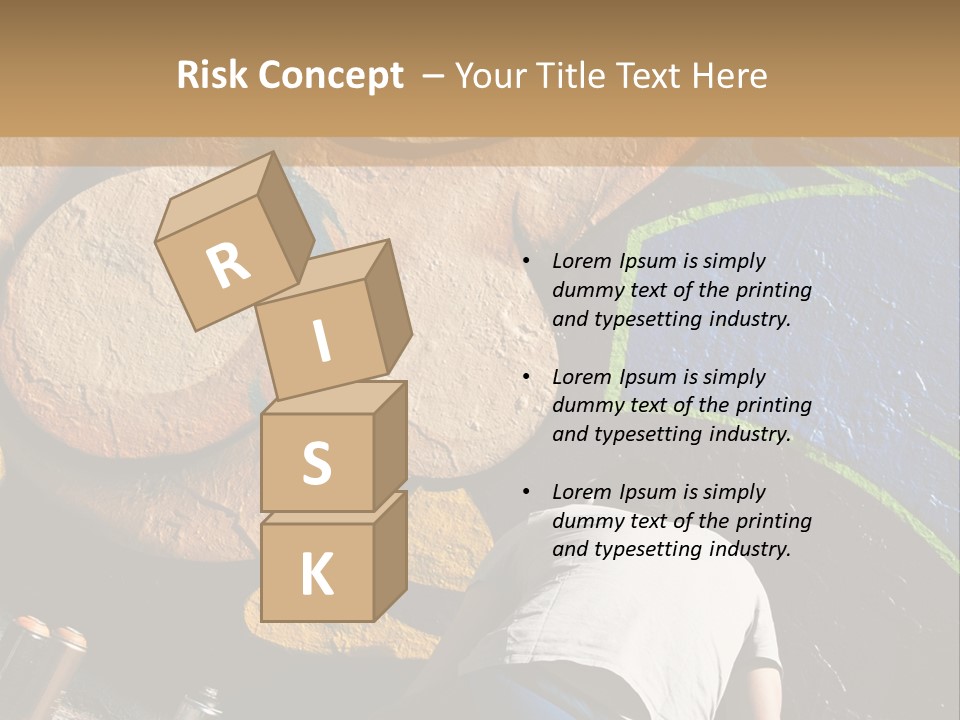 Colour Urban Art PowerPoint Template