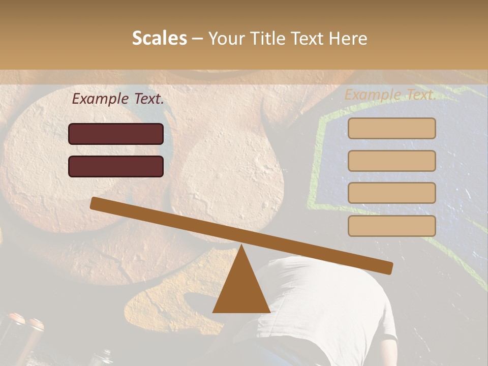 Colour Urban Art PowerPoint Template