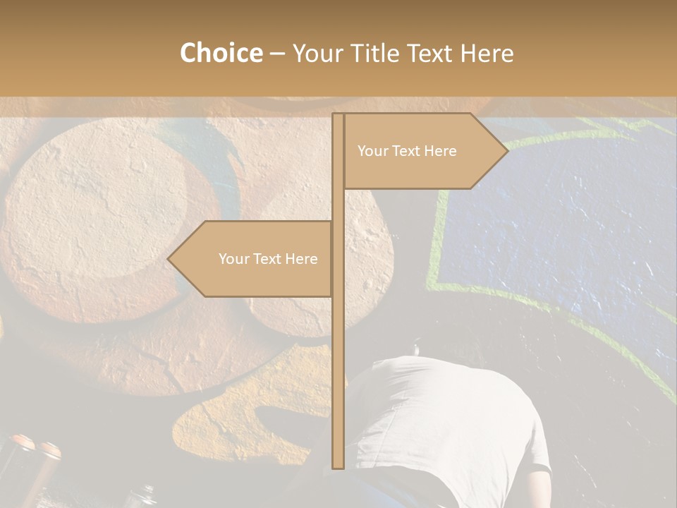 Colour Urban Art PowerPoint Template