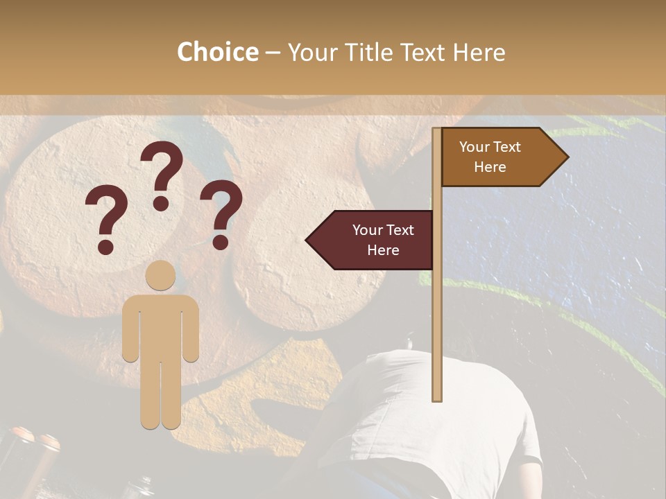 Colour Urban Art PowerPoint Template