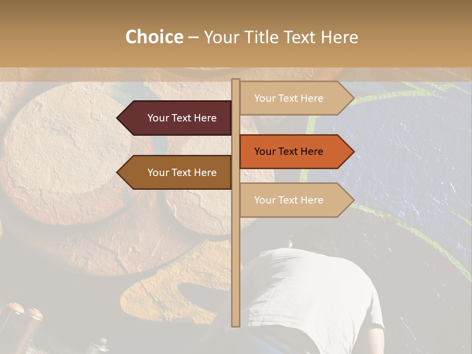 Colour Urban Art PowerPoint Template