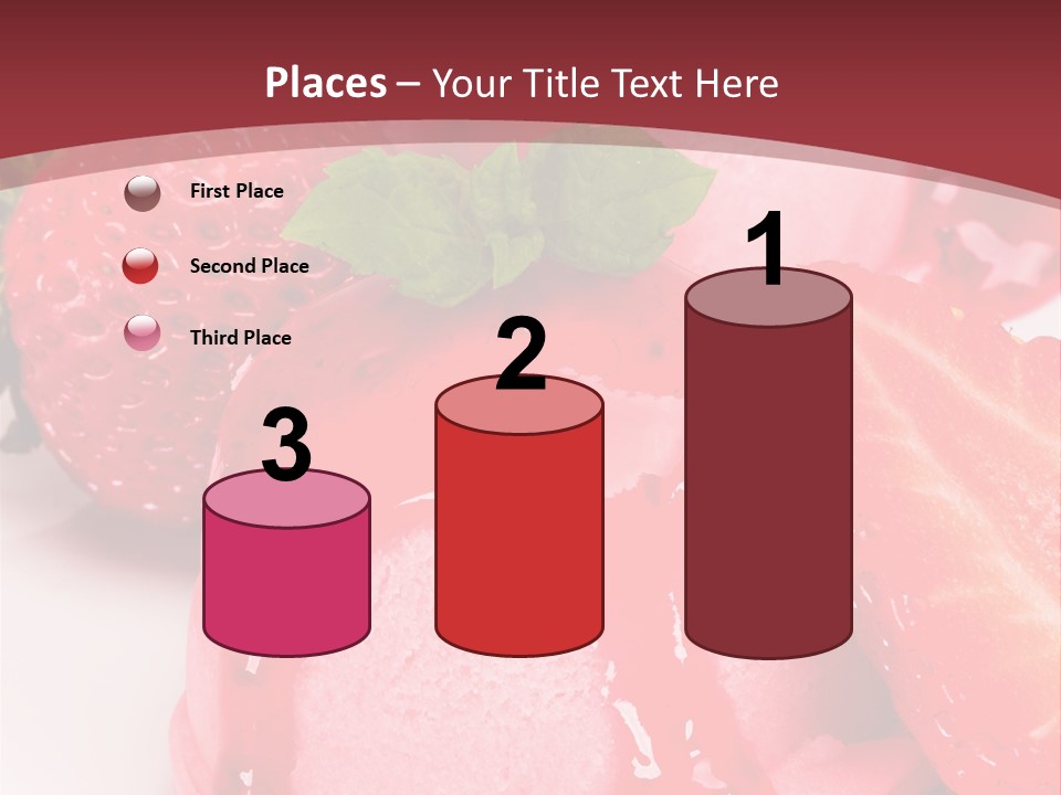 Food Isolated White PowerPoint Template