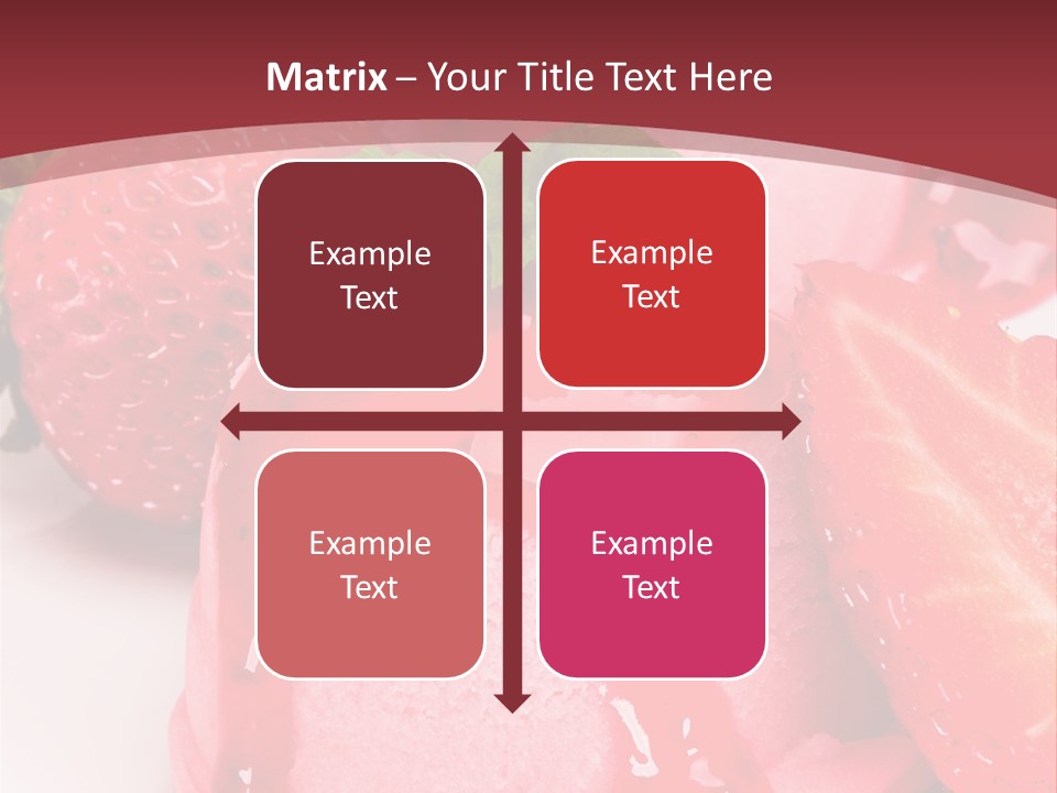 Food Isolated White PowerPoint Template