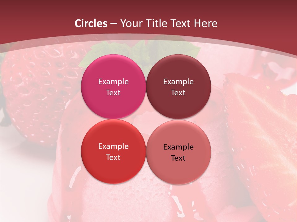 Food Isolated White PowerPoint Template