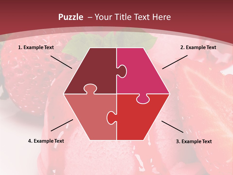 Food Isolated White PowerPoint Template