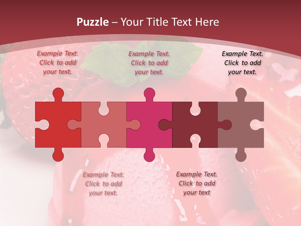 Food Isolated White PowerPoint Template